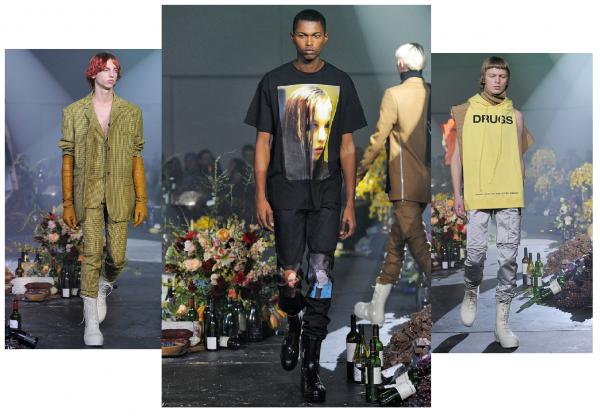 ラフシモンズ　2018AWコート DRUGS Last night's Raf Simons show was all about drugs Menswear