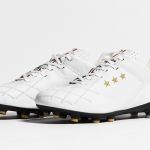 Pantofola d'Oro presenta la nuova Superleggera White/Black/Gold Ecco la nuova colorazione della scarpetta più leggera sul mercato, con appena 180 grammi di peso