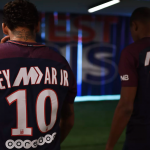 Neymar Jr. and Kylian Mbappé's #BornMercurial jersey Nike Football homaged its Paris Saint-Germain testimonials with a special jersey with Mercurial font