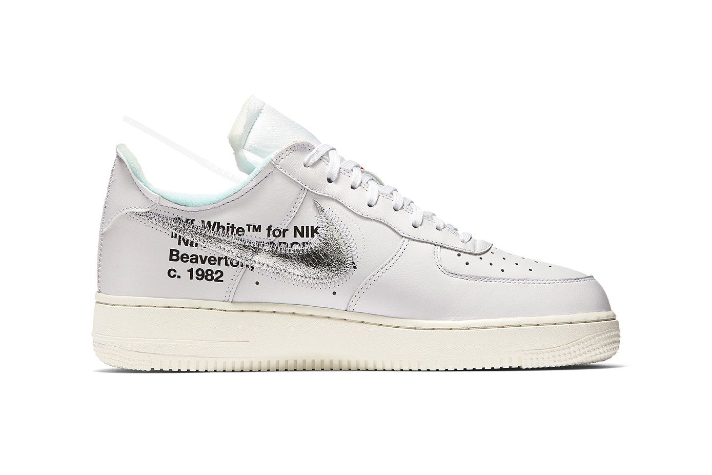 The official images of Nike Air Force 1 x Off White 