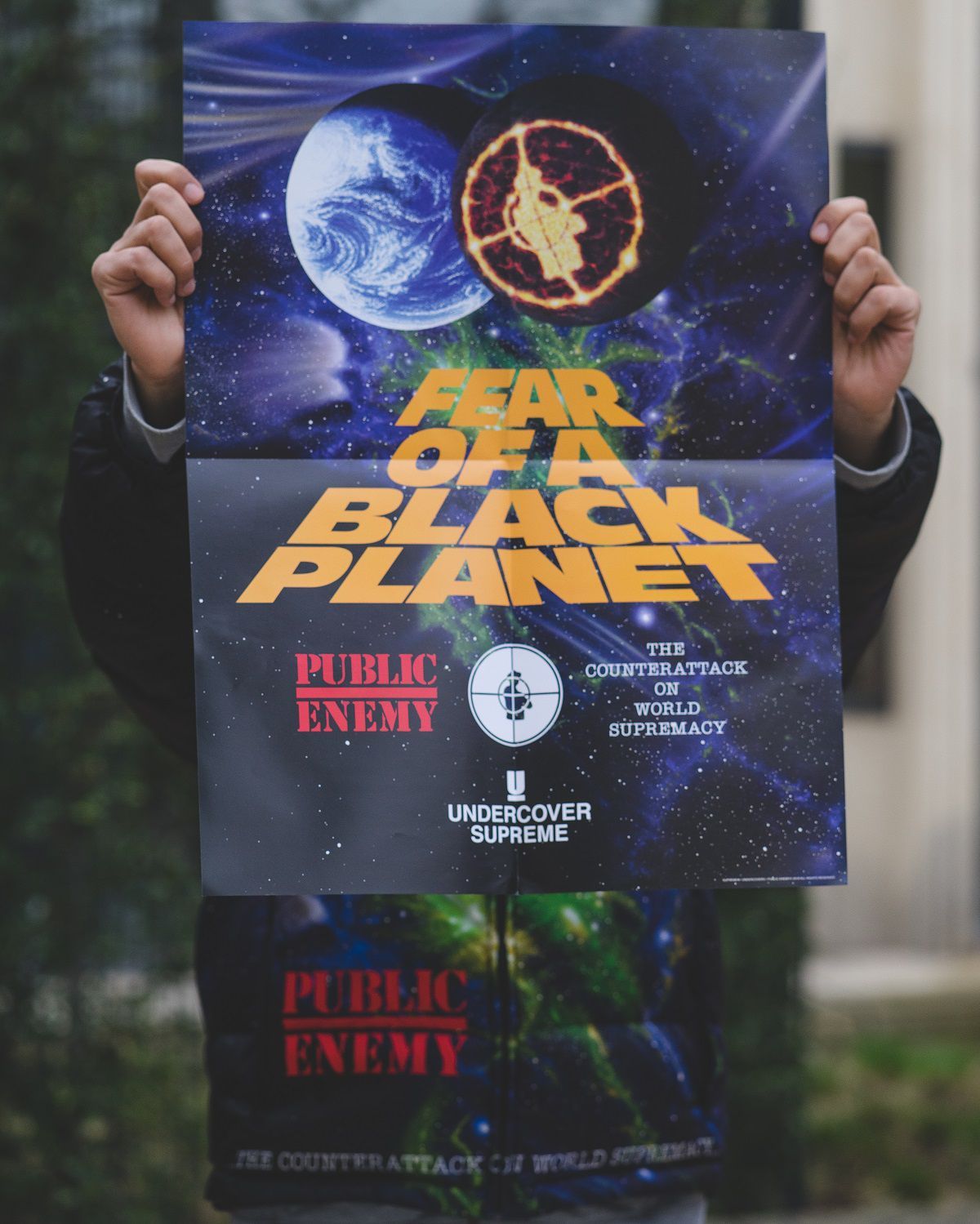 Have a look at Supreme/UNDERCOVER/Public Enemy drop SS18 - nss