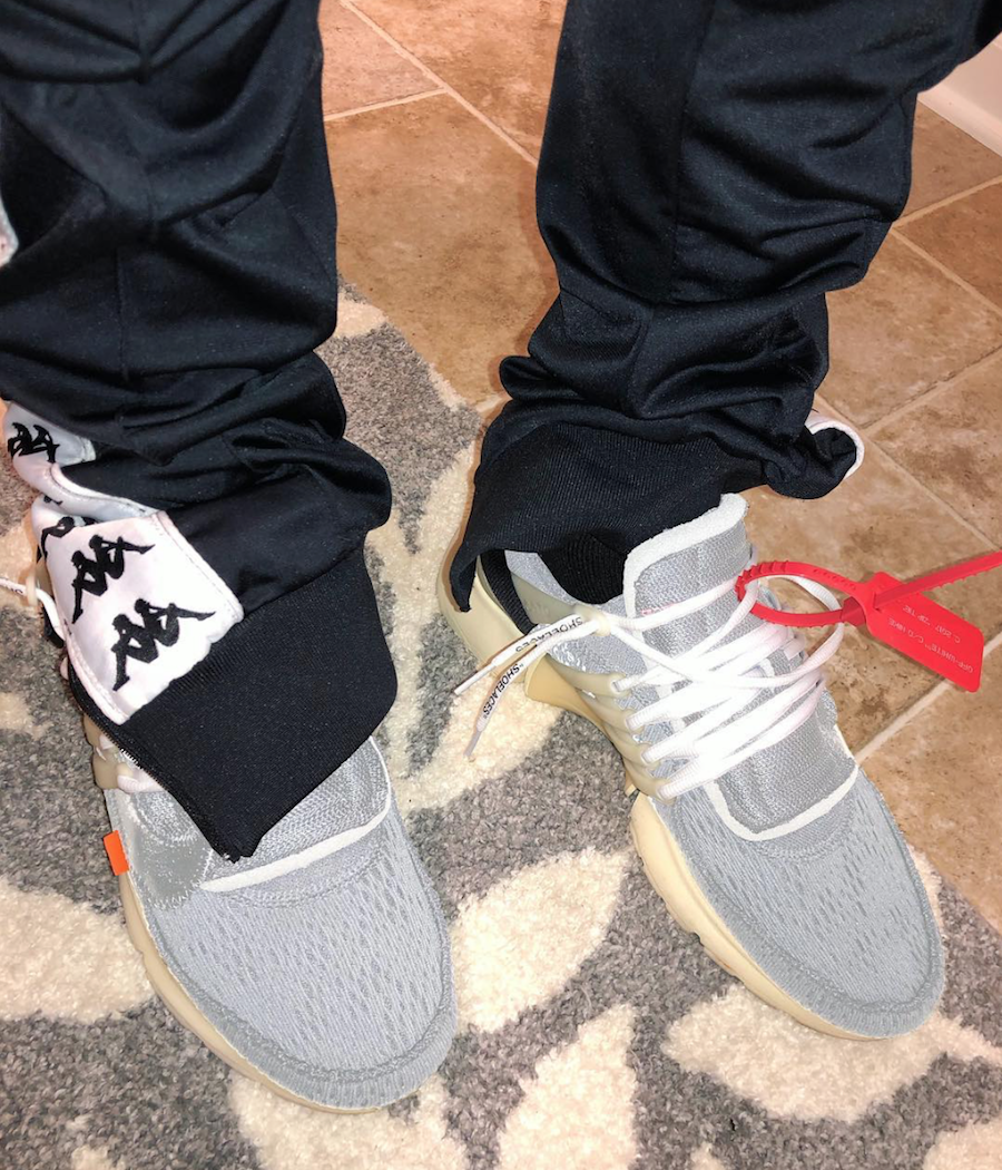 Here are the first images of the Off-White x Nike Presto Silver