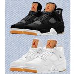 Sono in arrivo le versioni Black Denim e White Denim della Levi's x Air Jordan 4 Data di uscita prevista: 16 giugno 2018