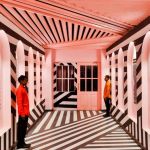 The Pink Zebra: the surreal hotel/restaurant that looks straight out of a Wes Anderson film A zebra immersed in a pink sea in northern India
