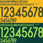 2018 Cup fonts