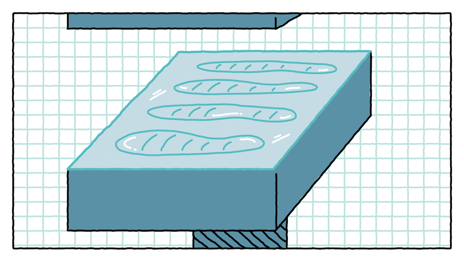 Gli stampi fungono da corrispettivo per le unità Air.