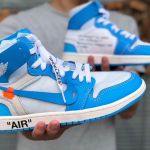 Air jordan 1 high x off white unc best sale