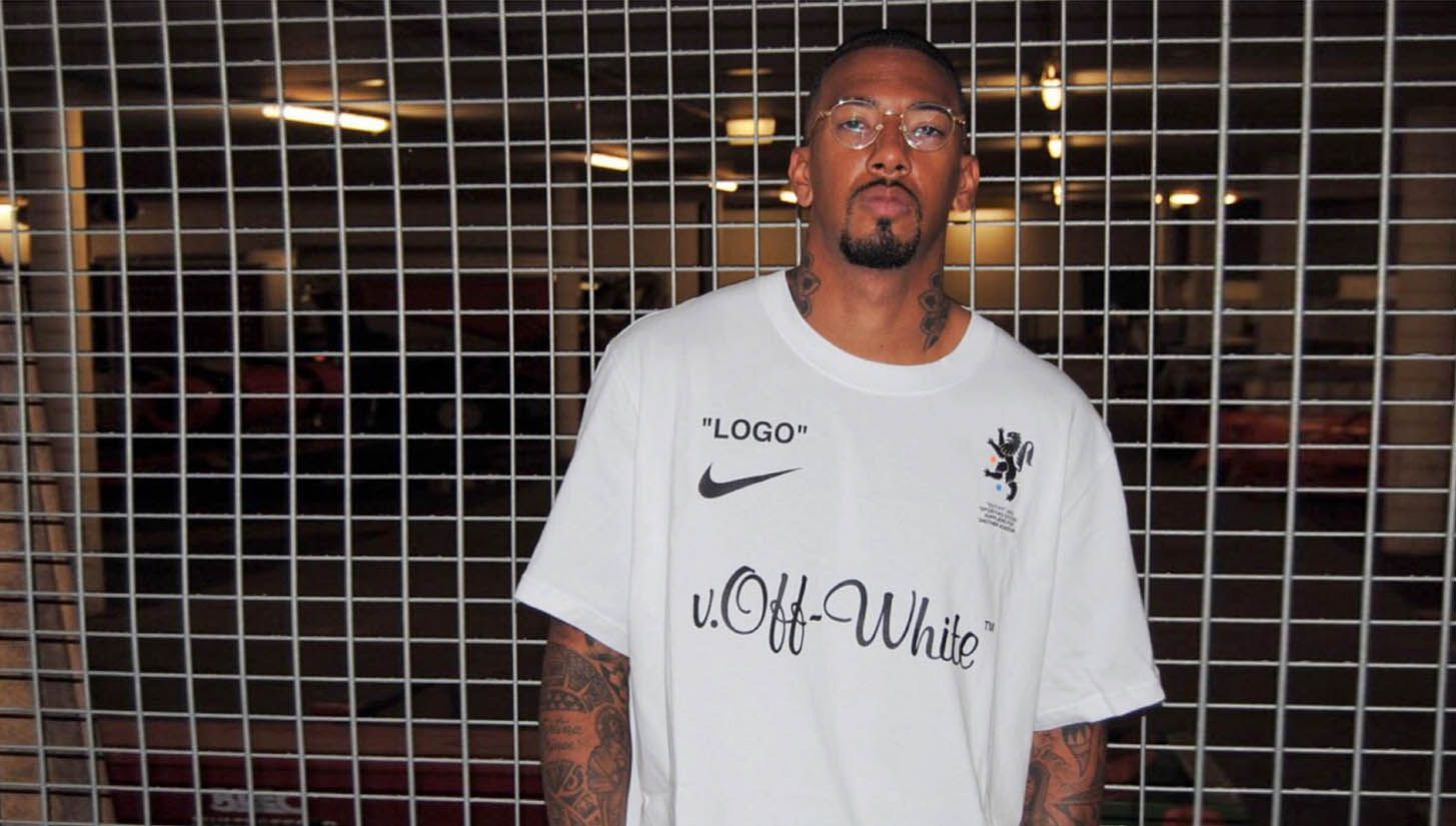 Boateng teases new Off-White x Nike Football jersey on