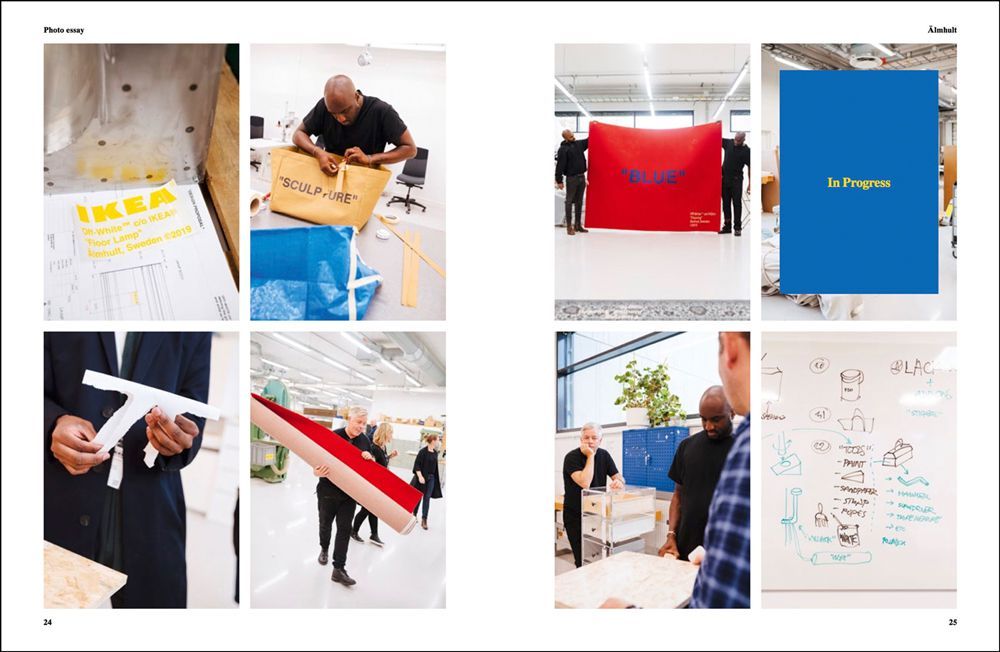 IKEA× Virgil Abloh クッション　2個セット IKEA× Virgil Abloh クッション(クッション＆カバーセット