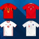 Illustrated guide to Russia 2018 jerseys - Group G England, Belgium, Panama, Tunisia