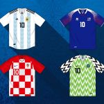 Illustrated guide to Russia 2018 jerseys - Group D Argentina, Croatia, Nigeria and Iceland