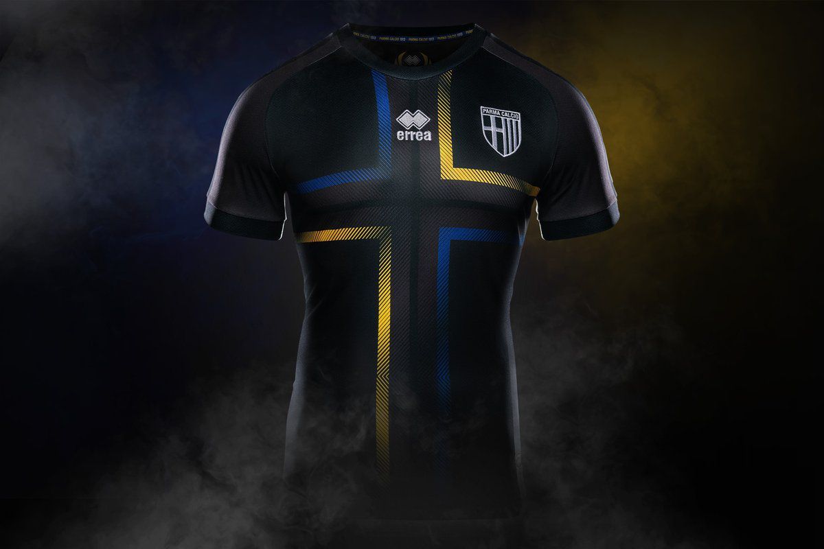 Parma Calcio Away soccer jersey 2018/19 - Errea