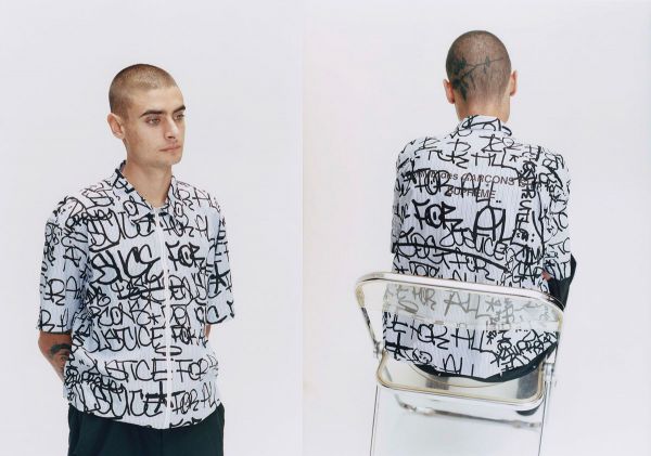 supreme COMME des GARÇONS SHIRT オーバーコート Supreme Comme des Garçons SHIRT Wool Overcoat (FW18) - $698