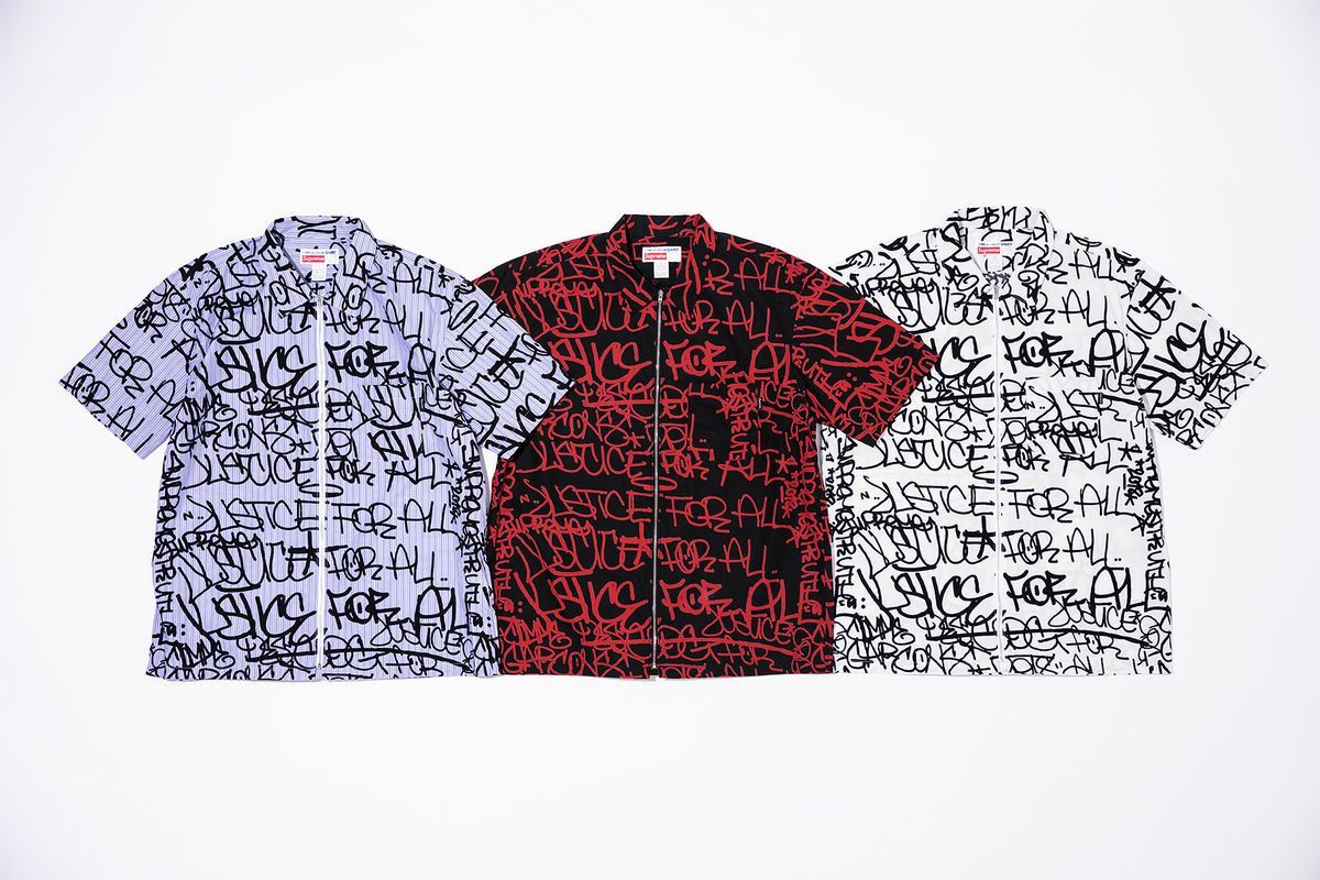 トップス Supreme Comme des Garcons Shirt S/S Supreme Comme des Garcons SHIRT Sweater Tan Men's - FW18 - US
