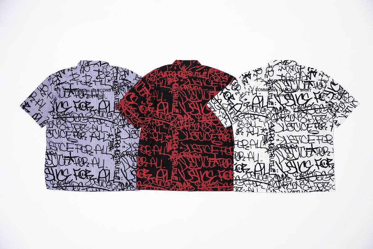 17SS Supreme × COMME des GARÇONS SHIRT The new collaboration Supreme x COMME des GARÇONS SHIRT