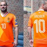 Wesley Sneijder by Blood In Blood Out The Dutch collective homage the cap record holder with a special mashup jersey