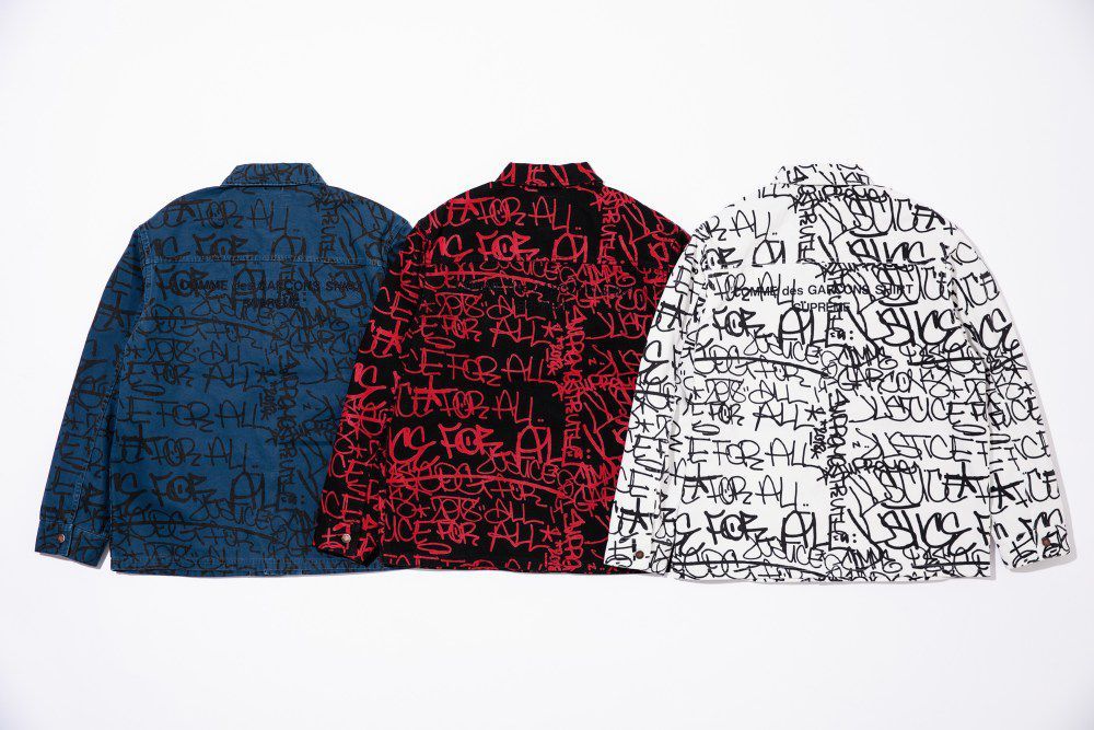 Supreme x COMME des GARÇONS all the pics and price list