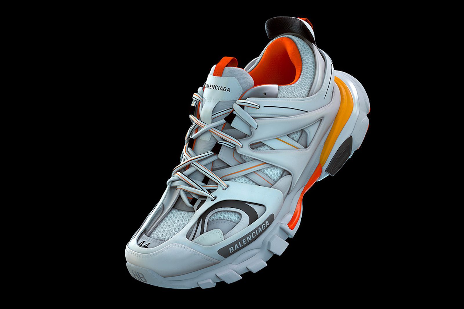 The new Balenciaga Tech Track Sneaker today