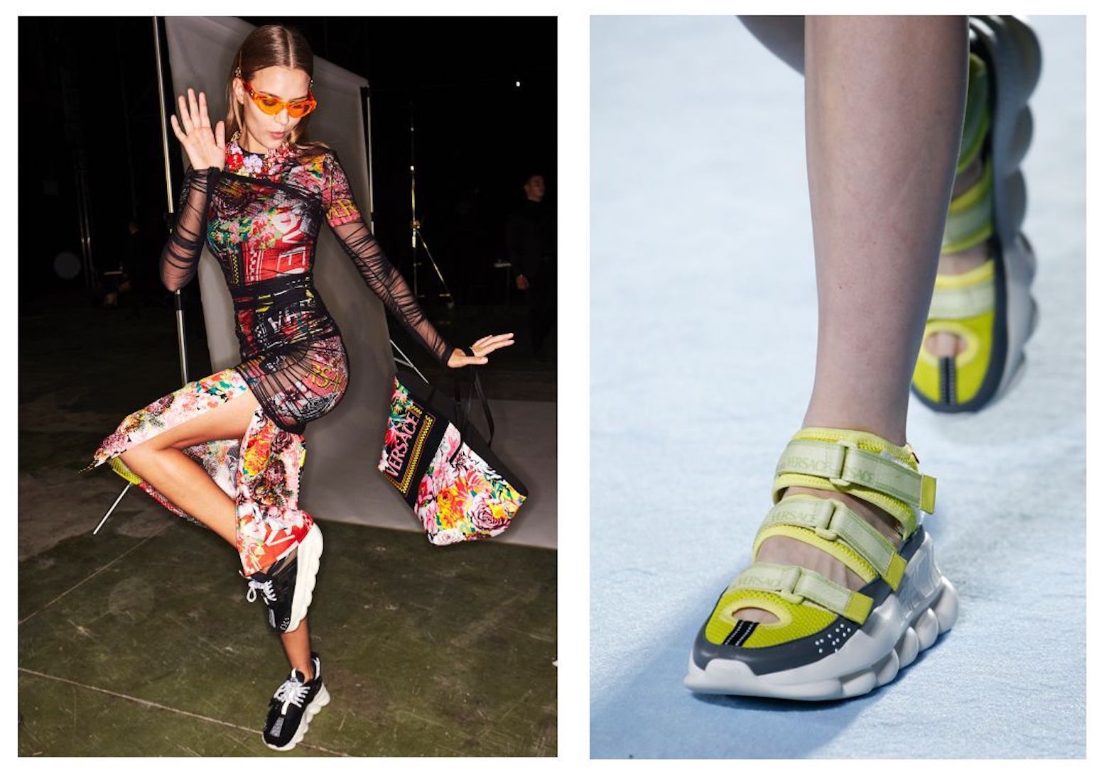 A closer look at the latest Versace Women's Sneakers