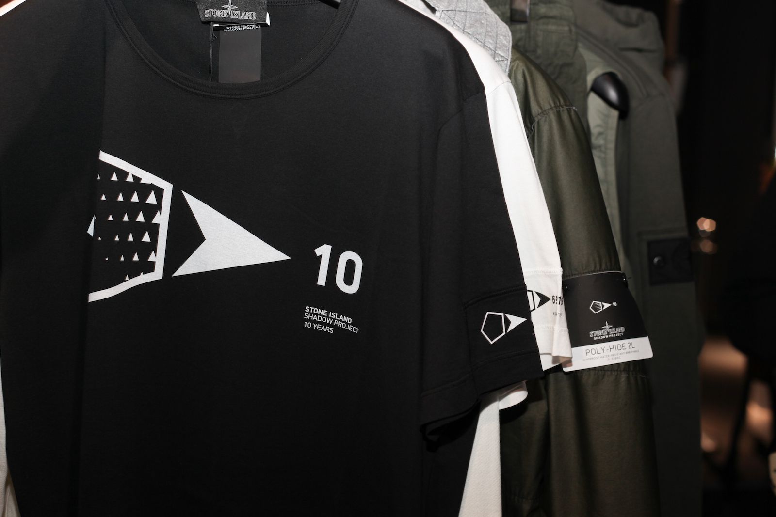 STONE  SHADOW PROJECT Tシャツ 7019 Stone Island 2014 Shadow Project Blue Cotton Graphic T Shirt
