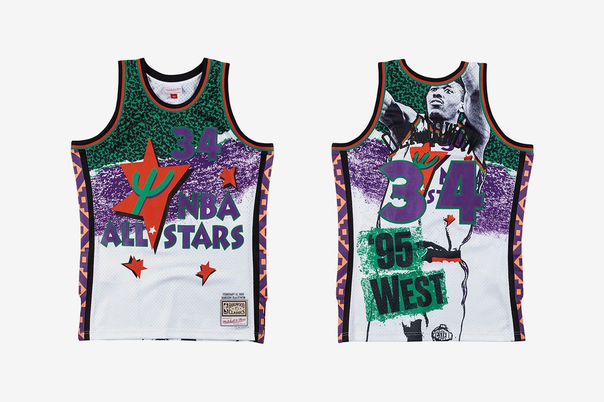 ウェア Mitchell & Ness 1983 NBA All Star (West) mens-magic-johnson-red-1988-