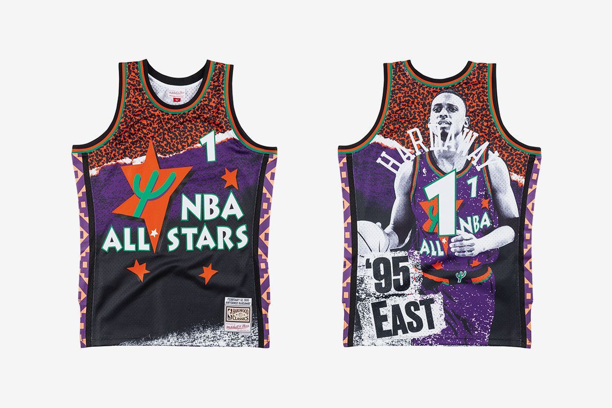 【XL】mitchell&ness NBA ALL-STAR Mens Mitchell & Ness NBA Swingman Jersey All Star 1995