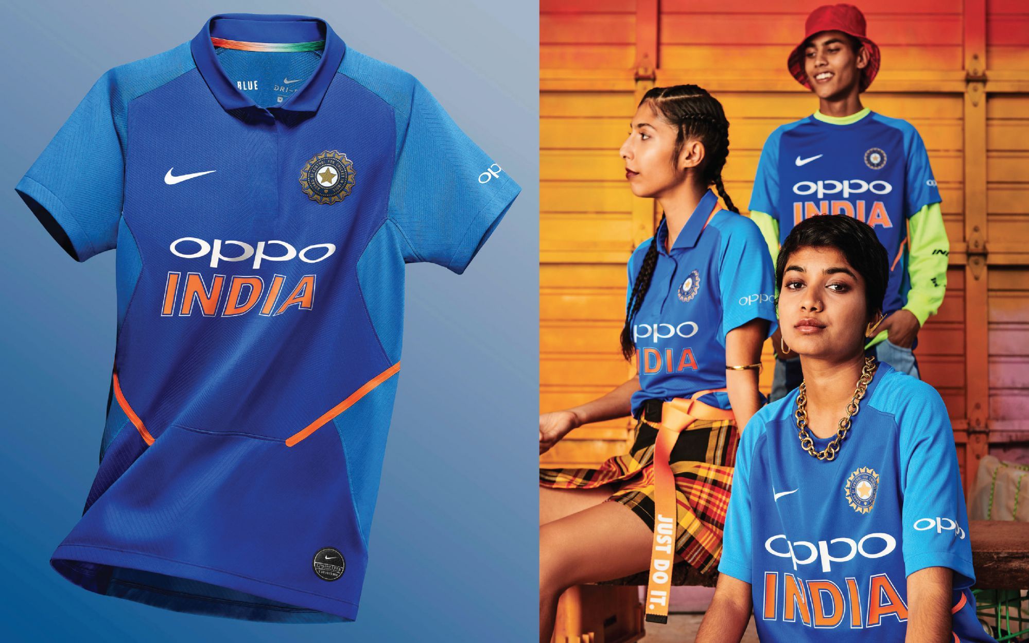 The new Nike's jersey for the Indian National cricket team