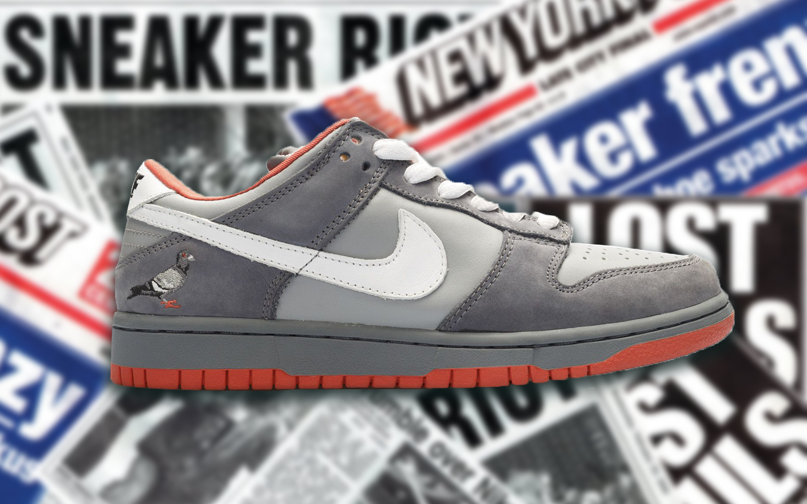 レア NIKE sb dunk staple pigeon what the TSANTAC