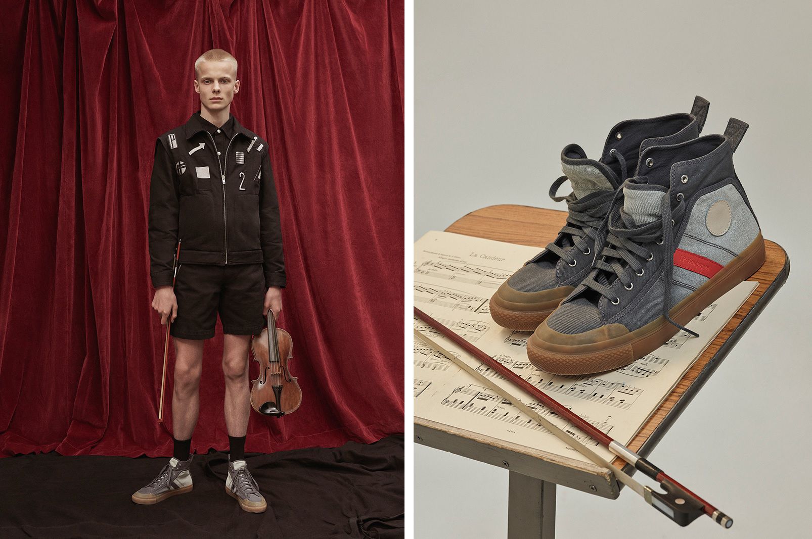 Gosha Rubchinskiy×DIESEL / GR-UNIFORMA The lookbook of the Diesel Red Tag x Gr Uniforma collection