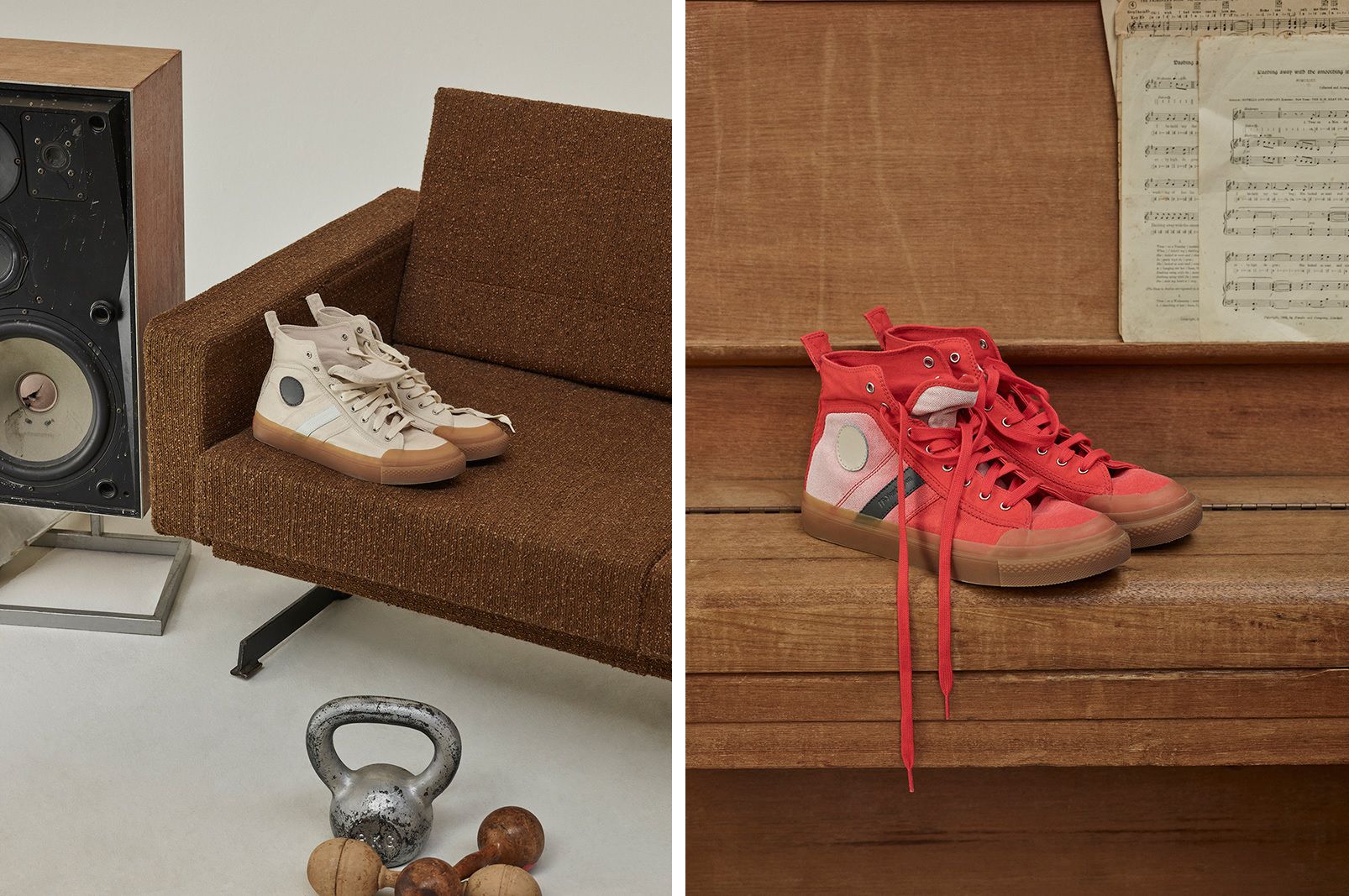 The lookbook of the Diesel Red Tag x Gr Uniforma collection