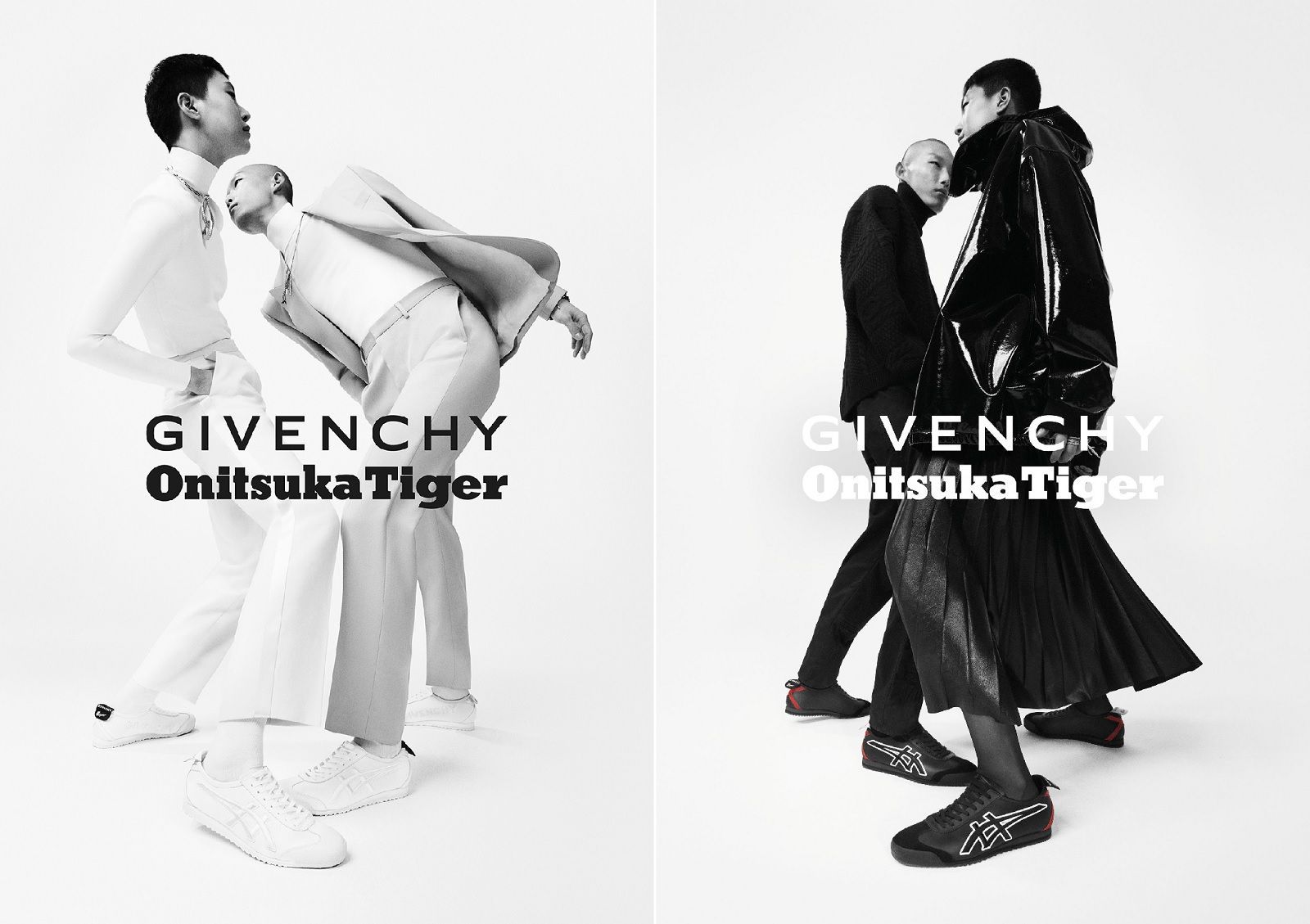 Givenchy announces the collaboration with Onitsuka Tiger
