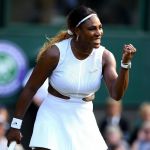 Serena Williams showed off a Swarovski Swoosh during Wimbledon