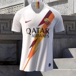 2019-20 AS Roma Away White Thailand Soccer Jersey AAA-506