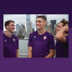 The Fiorentina 2019/2020 Home jersey Unveiled in the US with the New York skyline in the background, with the presence of the new owner