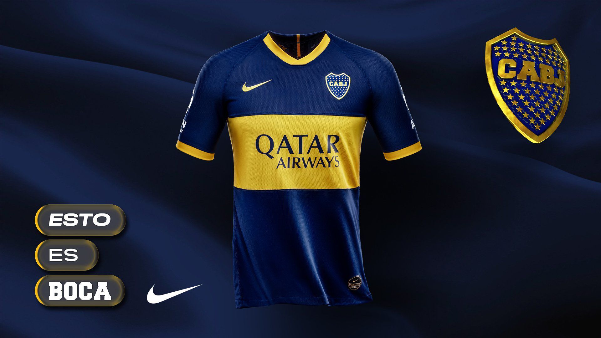 The Boca Juniors' 2019/2020 Home and Away jerseys - nss sports