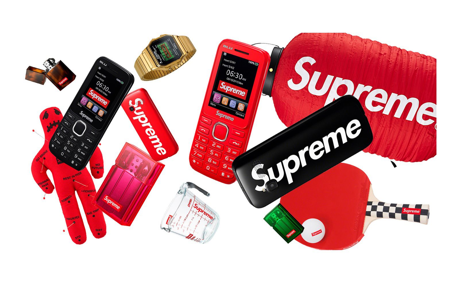 Supreme - Supreme BLU Burner Phoneシュプリーム携帯電話 赤 Supreme x BLU Burner Phone