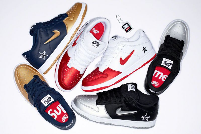 An official look at the new Supreme x Nike SB Dunk Low - nss magazine