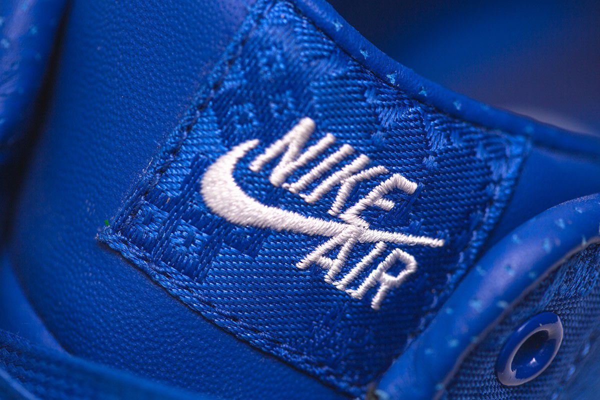 A first look at the Nike Air Force 1 Low x CLOT Blue Silk - nss