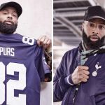 Odell Beckham Jr. unveiled the Spurs x NFL Nike collection On the occasion of the two football matches scheduled in London in October