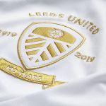 Leeds United has just unveiled the Centenary shirt The jersey will be worn during the next Championship match against Birmingham, on Saturday
