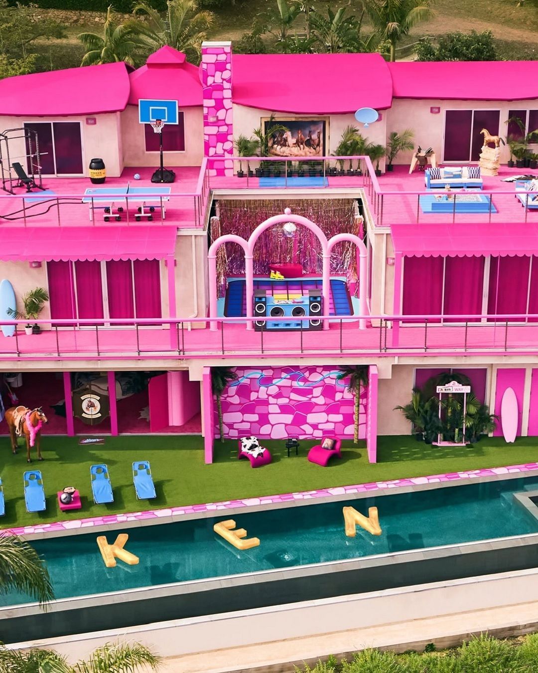 Barbie's Malibu Dreamhouse is on Airbnb On the occasion of the live-action release, the shocking pink dream of millions of little girls comes true