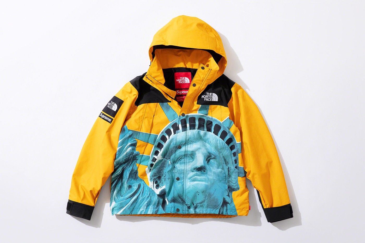 おかたか　THE NORTH FACE x Supreme ステッカー付き Supreme The North Face Metallic Logo Hooded Sweatshirt (SS18
