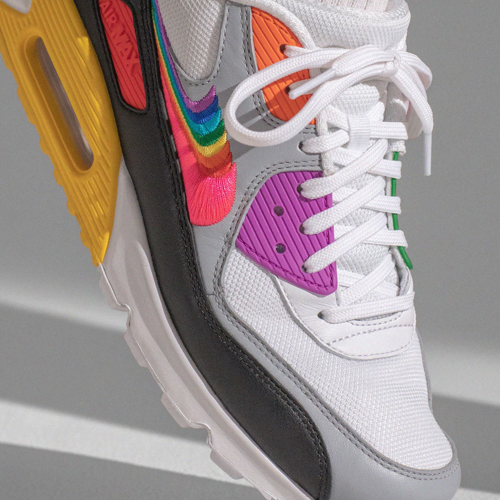 Nike customized a LA running track with the LGBT+ flag colors