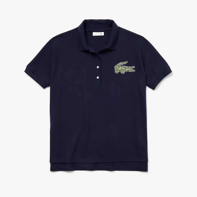LACOSTE Croco Magic 限定スウエットSH8552Lネイビー
