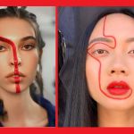 Trend alert: Graphic make-up Linee colorate che trasformano il make-up in arte