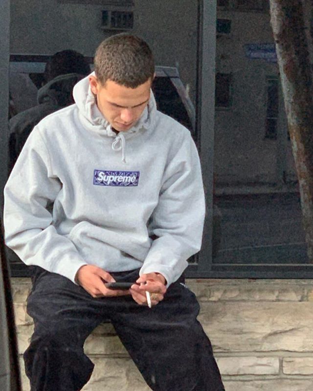 Supreme Bandana Box Logo Hoodie M