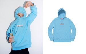 トップス Supreme Bandana Box Logo Hooded Supreme Bandana Box Logo Hooded Sweatshirt Heather Grey Men's