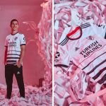 The new River Plate 3rd kit, without the traditional sash Unveiled on the first anniversary of the Copa Libertadores win against Boca