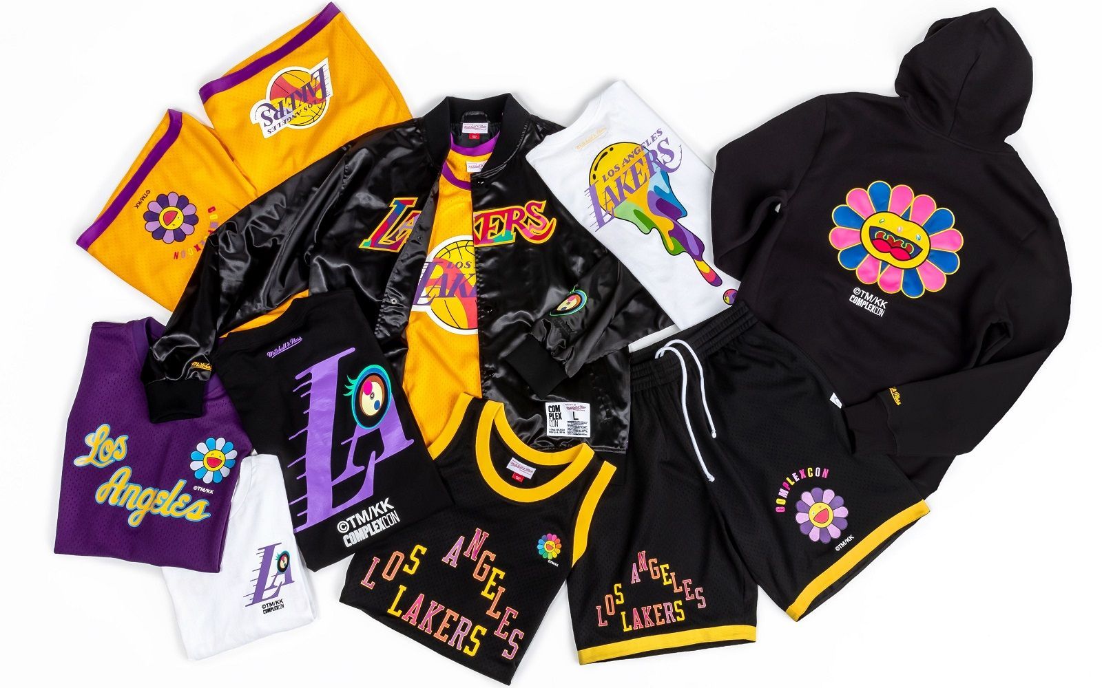 The new Takashi Murakami x Los Angeles Lakers collection