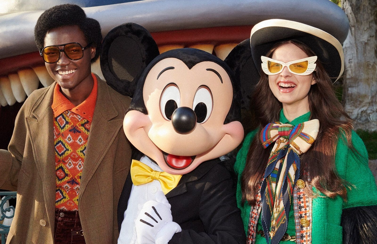 Gucci, Accessories, Gucci Mickey Mouse Disney Silk Scarf